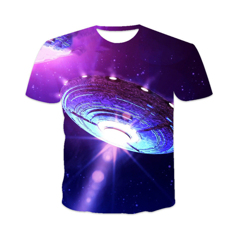 Trendy Men's 3D Digital Print T-shirt